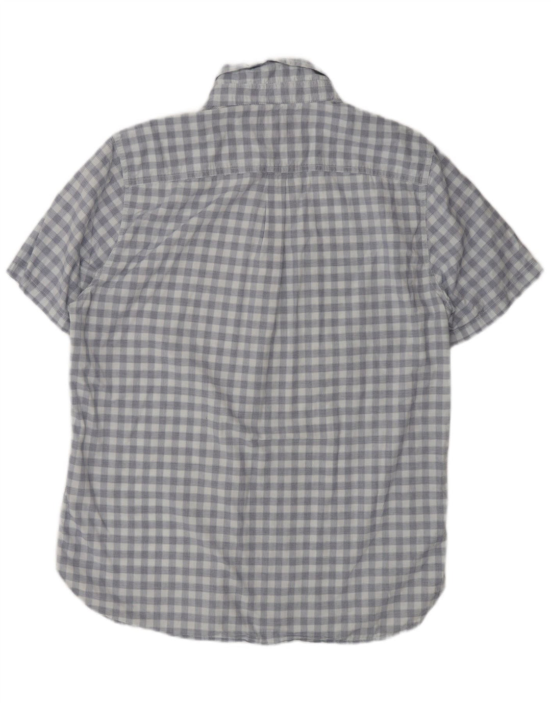Camicia a maniche corte da uomo vestibilità regolare SUPERDRY XL in cotone a quadri blu