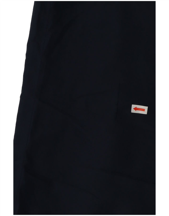 Pantaloni da tuta da uomo Asics grandi in poliestere blu navy