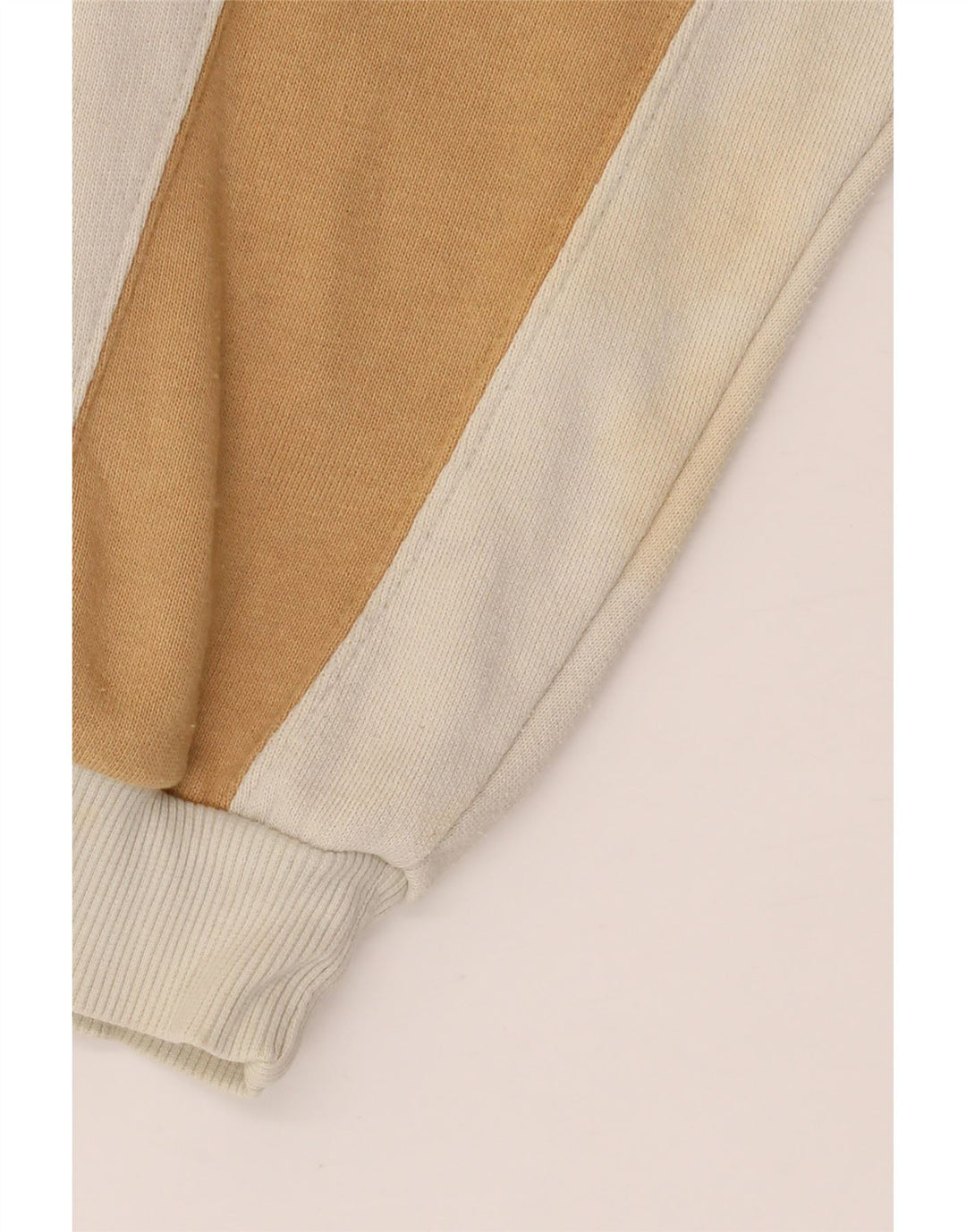 PUMA Felpa da uomo Maglione Large White Colourblock in cotone