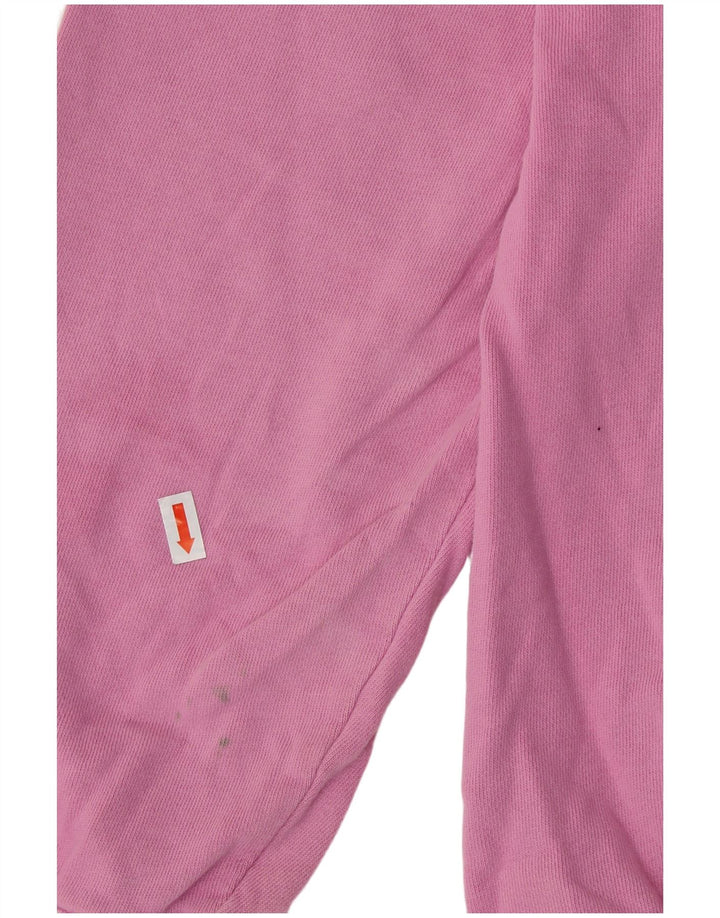 FAT FACE Felpa da donna Maglione UK 12 Cotone rosa medio