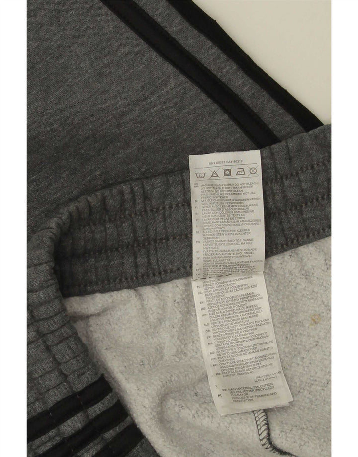 Pantaloni da tuta da uomo Adidas Joggers in cotone grigio medio