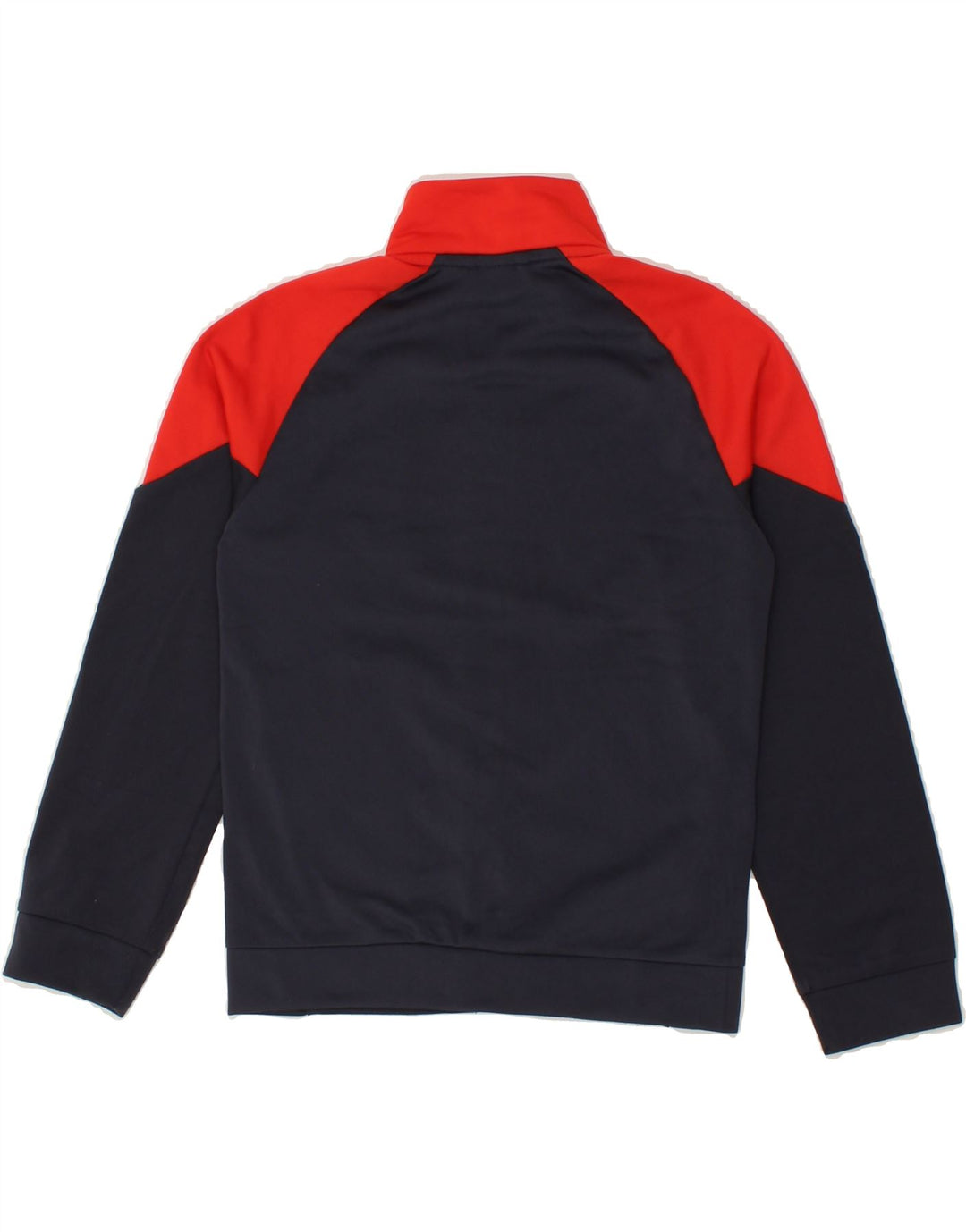 PUMA Boys Graphic Tracksuit Top Jacket 9-10 Years  Navy Blue Colourblock Vintage Puma and Second-Hand Puma from Messina Hembry 