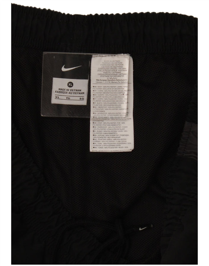 Pantaloni da tuta Nike da uomo XL in poliestere color block nero