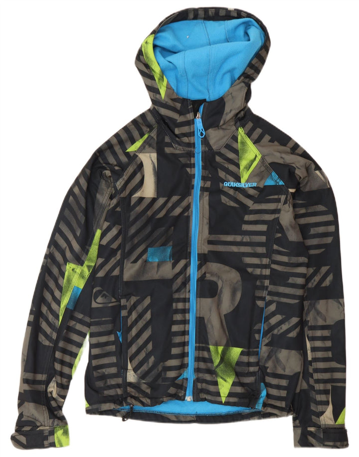 Giacca a vento grafica Quiksilver da ragazzo 13-14 anni multicolore