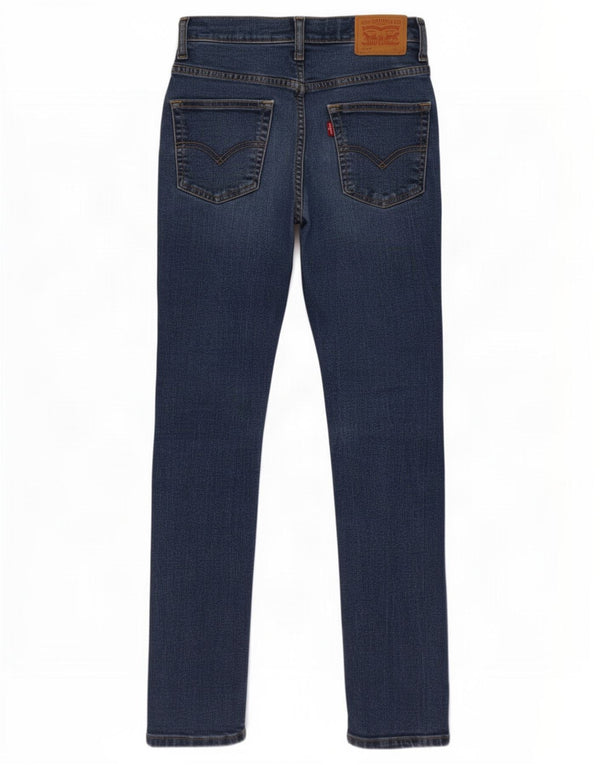 Levi's Ragazzi 512 Jeans slim affusolati 11-12 anni W26 L29 Cotone blu