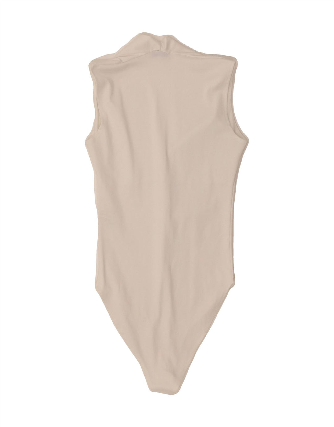 ZARA Womens Sleeveless Bodysuit UK 10 Small White Polyester Vintage Zara and Second-Hand Zara from Messina Hembry 