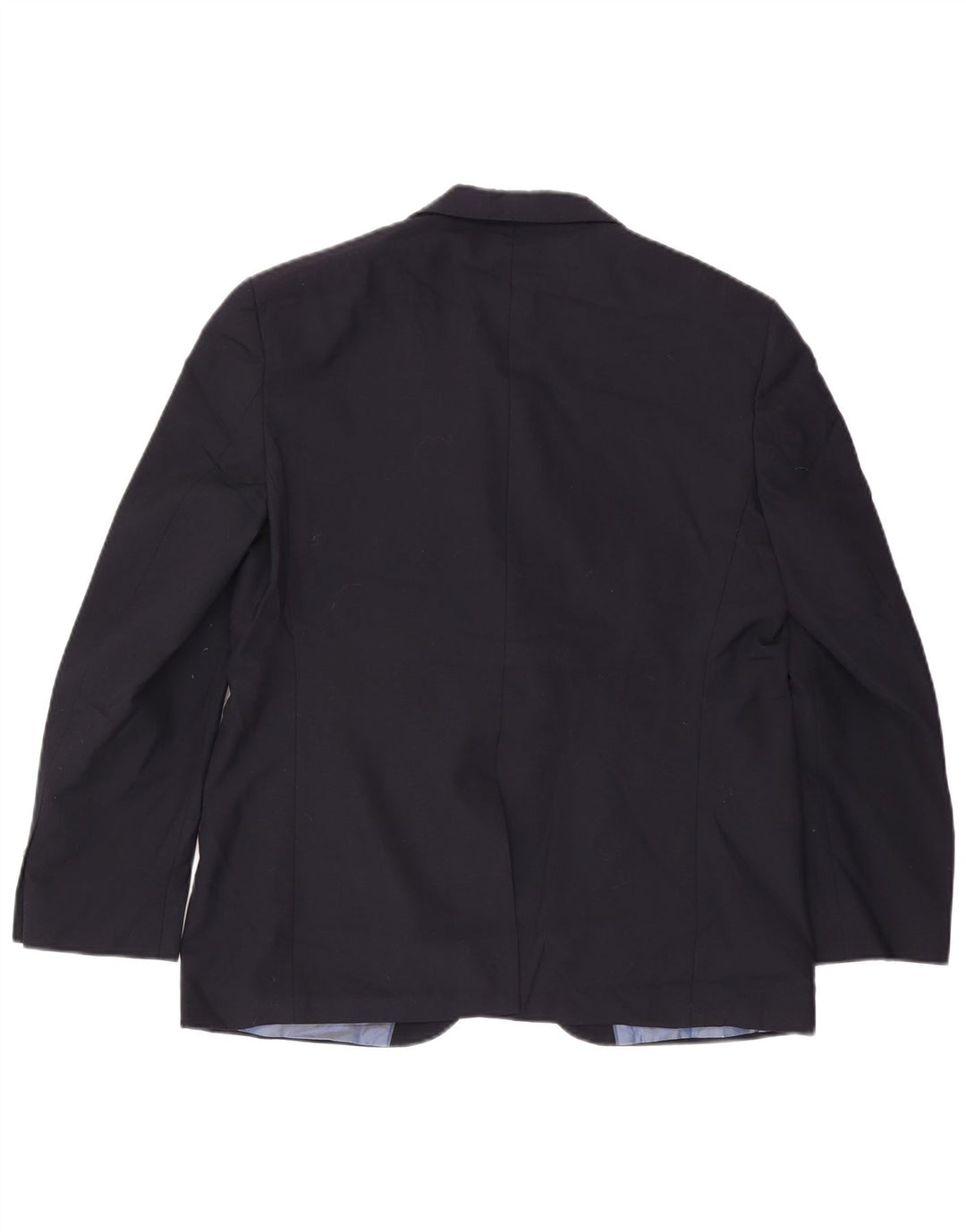 Giacca blazer a 2 bottoni da uomo Marks & Spencer UK 42 Large in lana blu navy