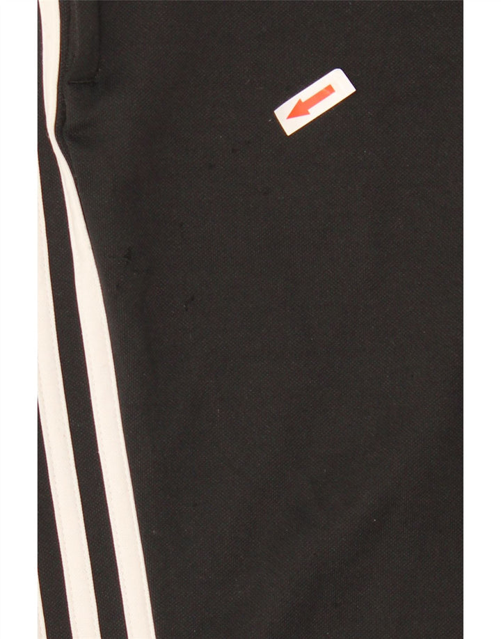 Pantaloni da tuta Adidas Climacool da uomo piccoli in poliestere color block nero
