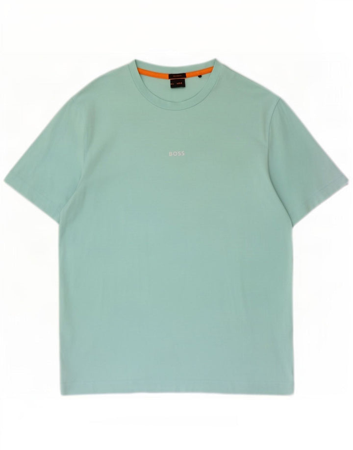 Hugo Boss T-shirt da uomo Top Medium Turquoise