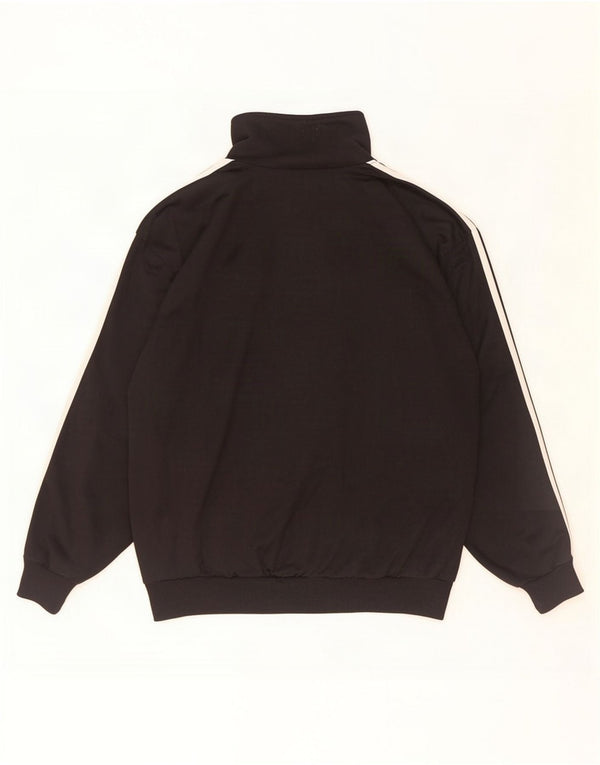 Giacca da tuta da uomo dalla vestibilità ampia Adidas UK 36/38 piccola nera