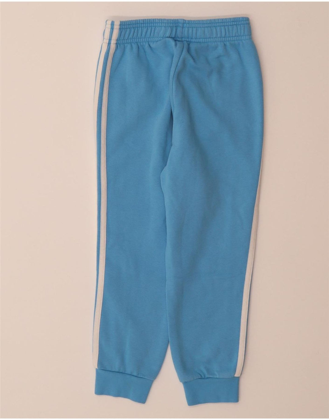 Pantaloni della tuta da ragazzo ADIDAS Joggers 6-7 anni in cotone blu