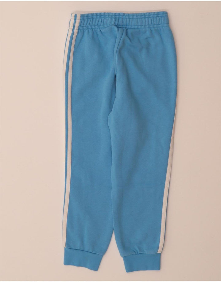 Pantaloni della tuta da ragazzo ADIDAS Joggers 6-7 anni in cotone blu
