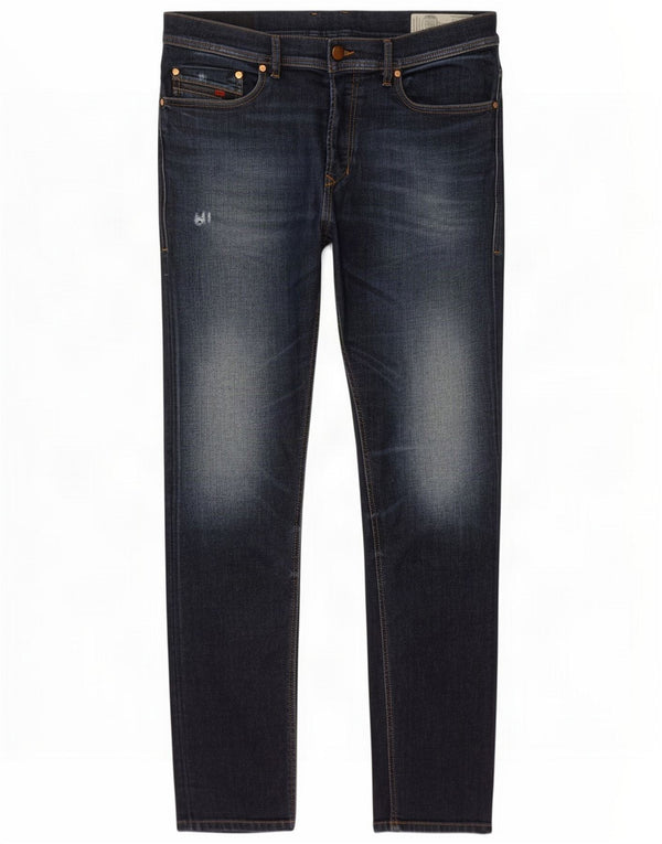 Diesel Jeans slim da uomo Tepphar Carrot W31 L30 cotone blu navy