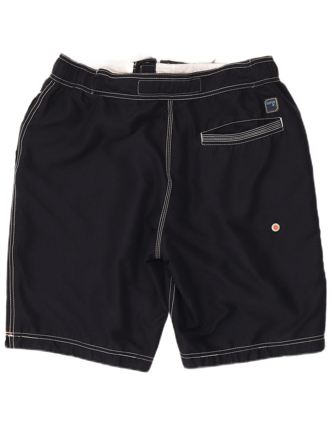 Pantaloncini da bagno grafici da uomo Superdry XL poliestere blu navy