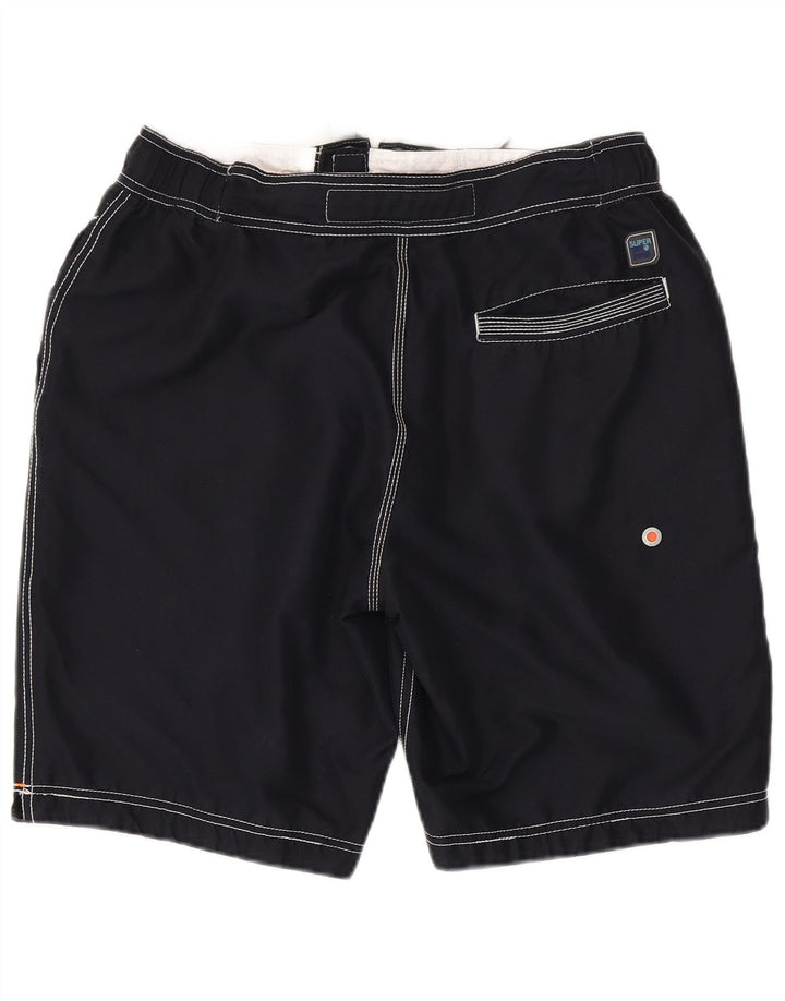 Pantaloncini da bagno grafici da uomo Superdry XL poliestere blu navy