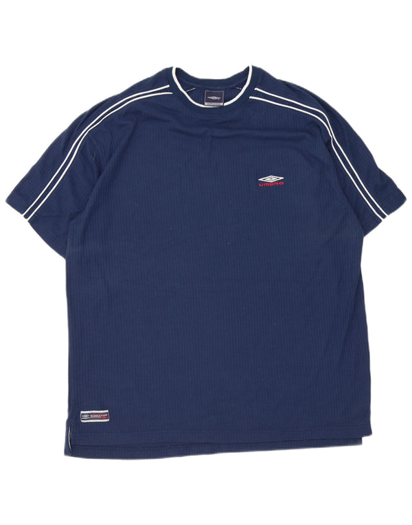 T-shirt da uomo Umbro Top XL blu navy in poliestere