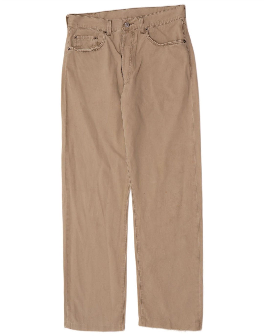 Levi's Uomo 451 Pantaloni Casual Dritti W33 L31 Beige