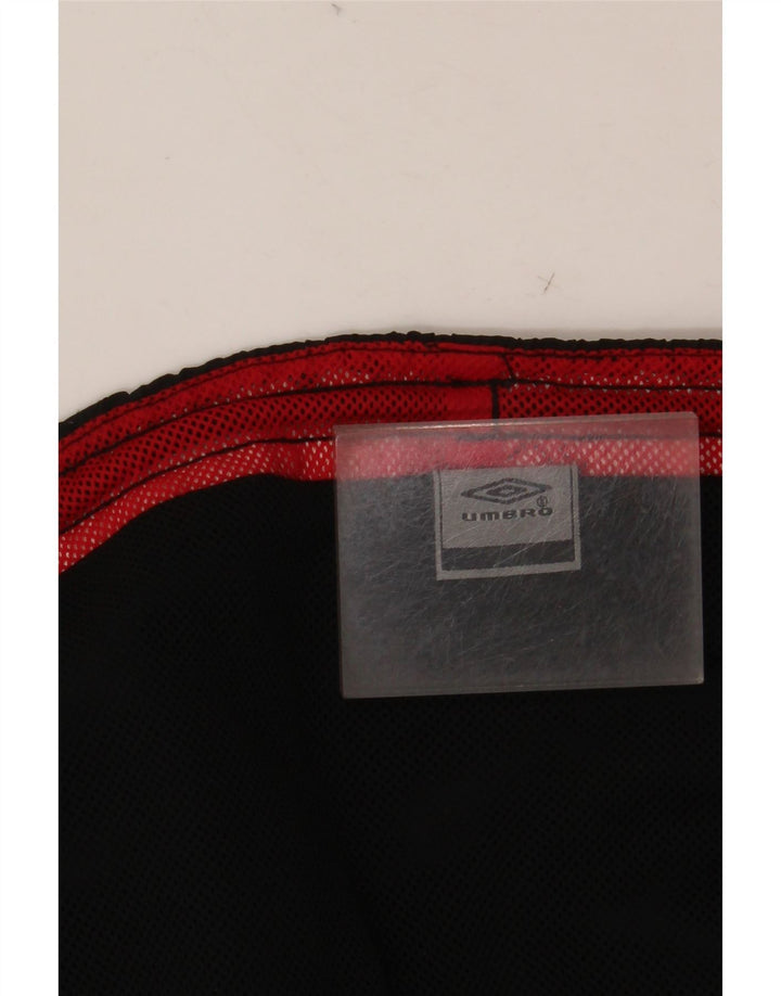 Pantaloncini sportivi grafici da uomo UMBRO blocco colore nero medio
