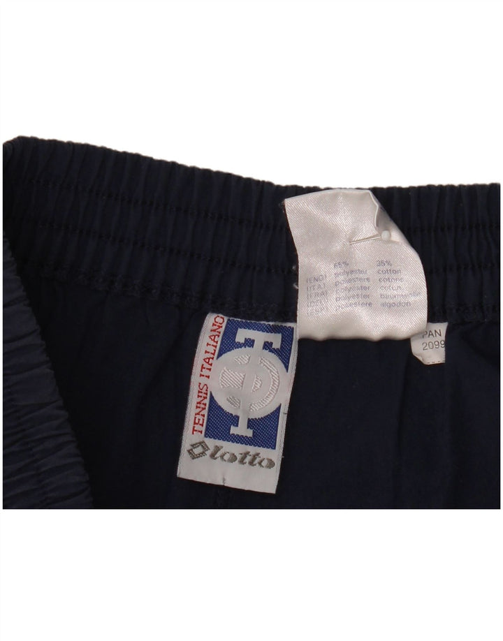 Pantaloncini chino da uomo Lotto UK 38/40 Medio W30 Poliestere blu navy