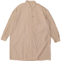 Abito camicia oversize a maniche lunghe da donna Levi's UK 14 Cotone bianco medio
