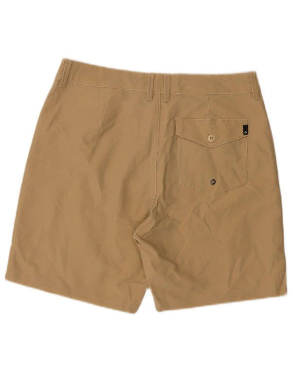 Pantaloncini casual Anfibio da uomo Quiksilver W30 Poliestere beige medio
