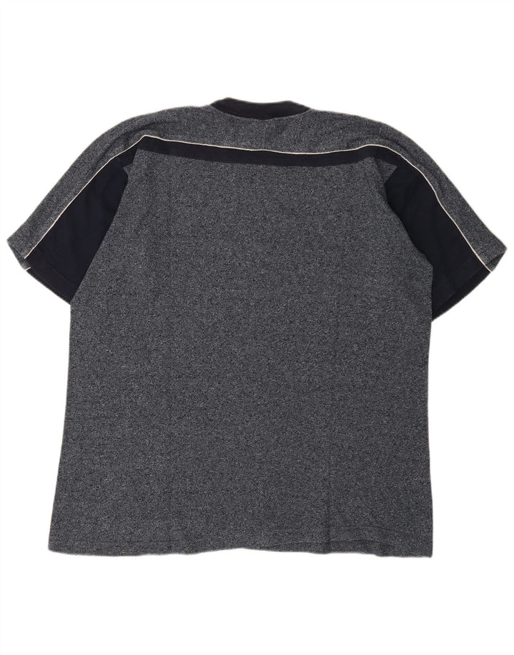 T-shirt da uomo Champion Top XL blu navy chiazzato