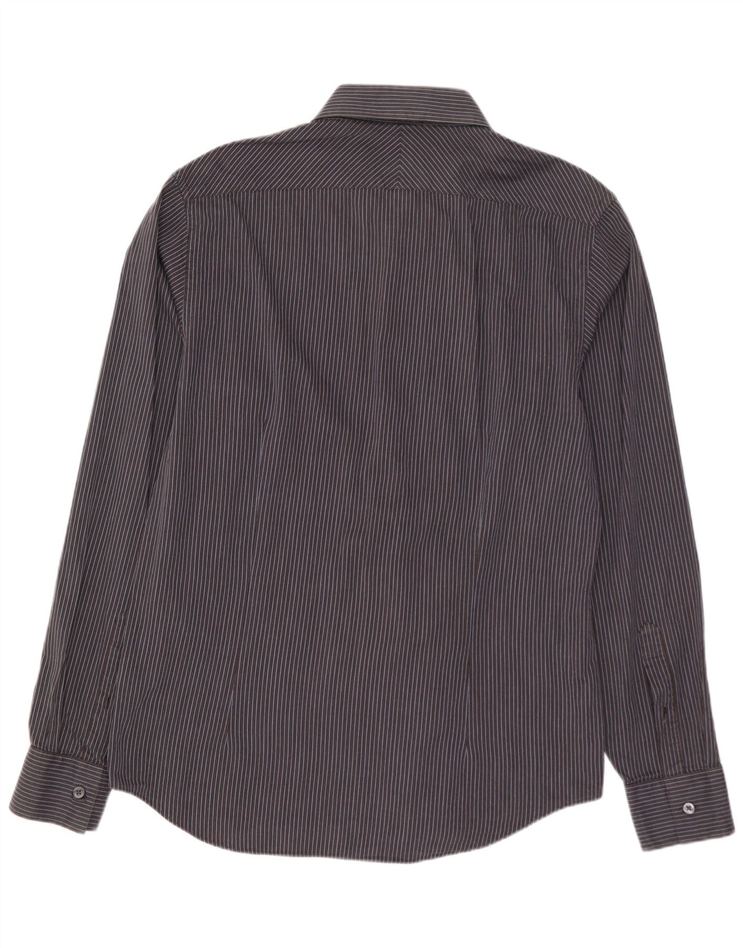 CALVIN KLEIN Camicia slim fit da uomo taglia 41 16 cotone a righe grandi grigie