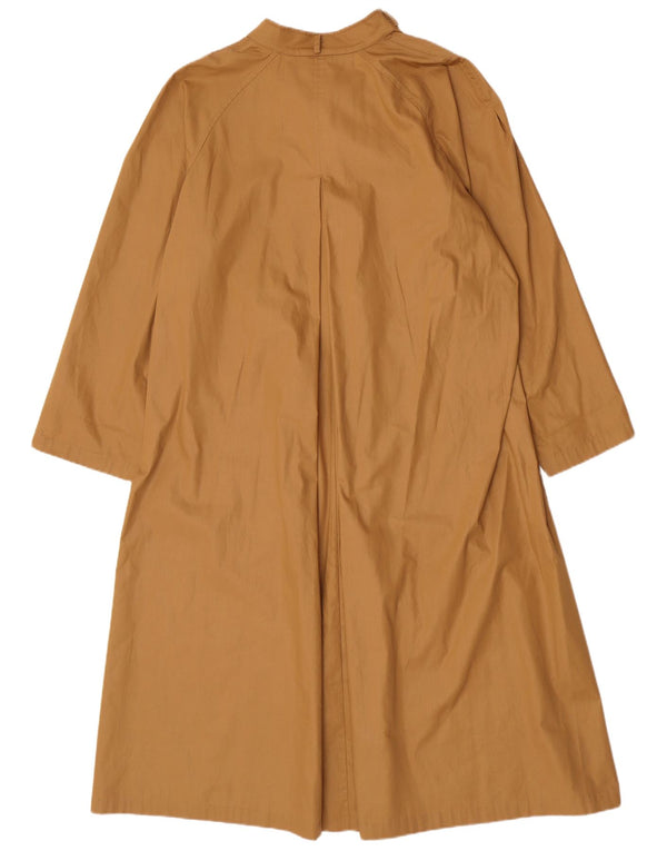 Trench da donna vintage dal taglio ampio IT 44 poliestere marrone medio
