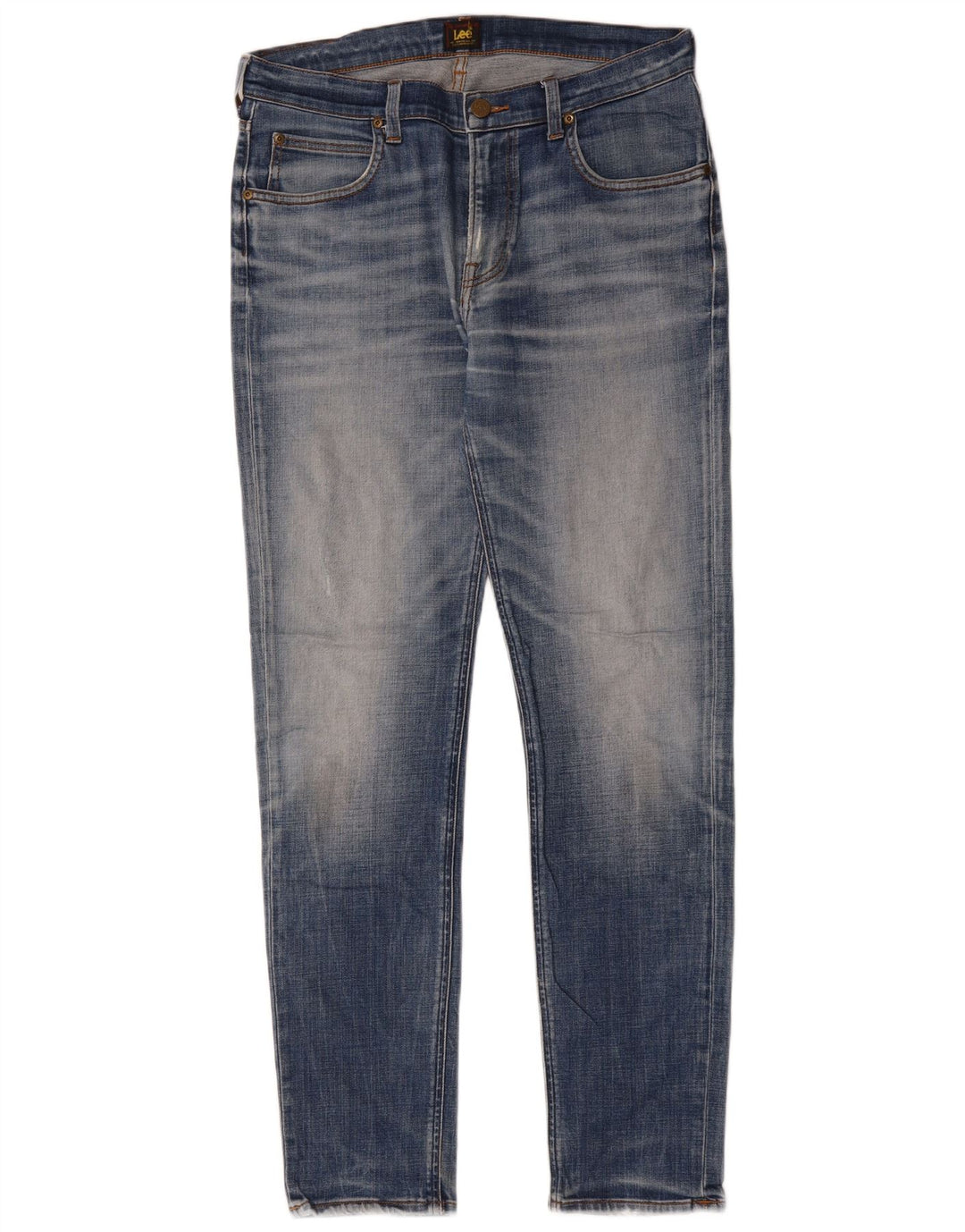 LEE Mens Arvin Slim Jeans W32 L32 Blue Cotton