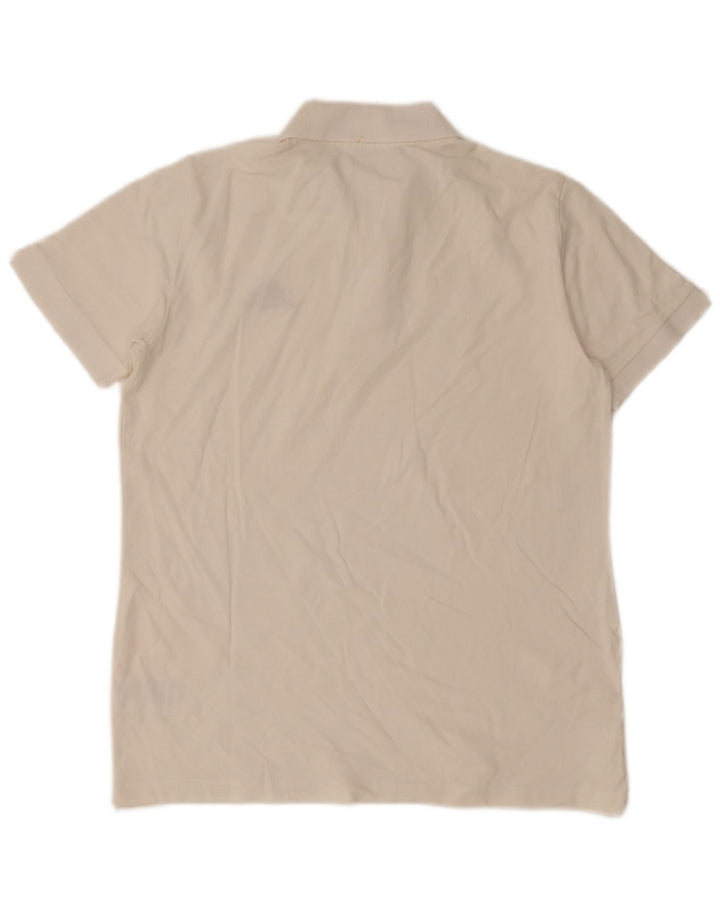 Polo Kappa Uomo Cotone Medio Bianco