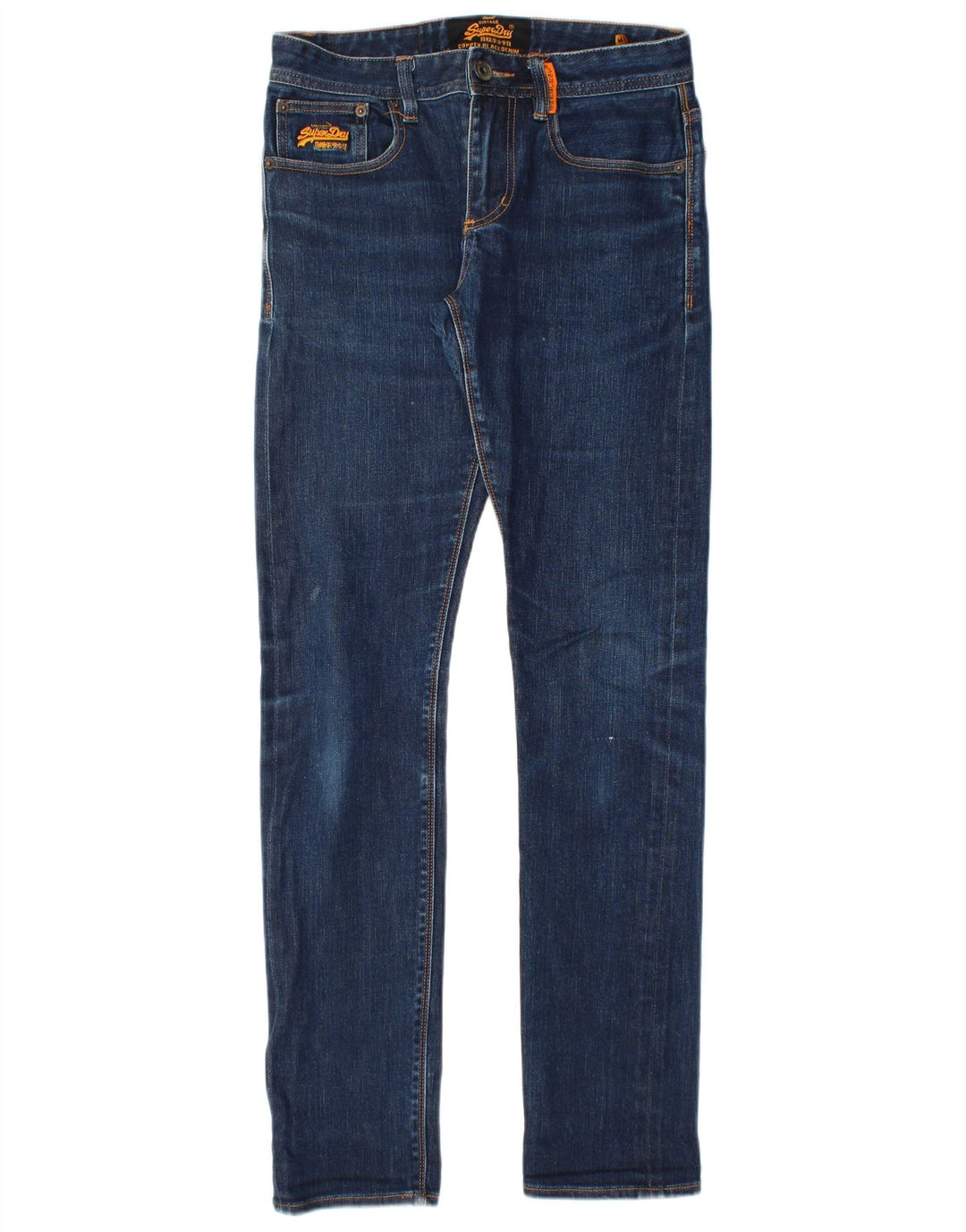 Jeans slim da uomo Superdry W28 L32 cotone blu