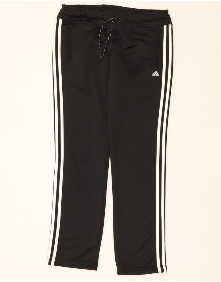 ADIDAS Womens Climalite Tracksuit Trousers UK 8/10 Small  Black Polyester Vintage Adidas and Second-Hand Adidas from Messina Hembry 