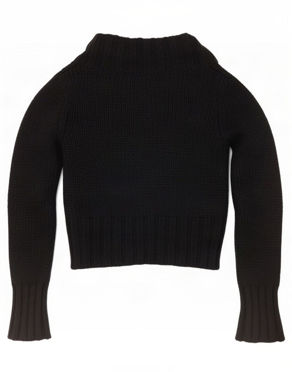 Maglione cardigan corto da donna Hobbs UK 10 piccolo nero