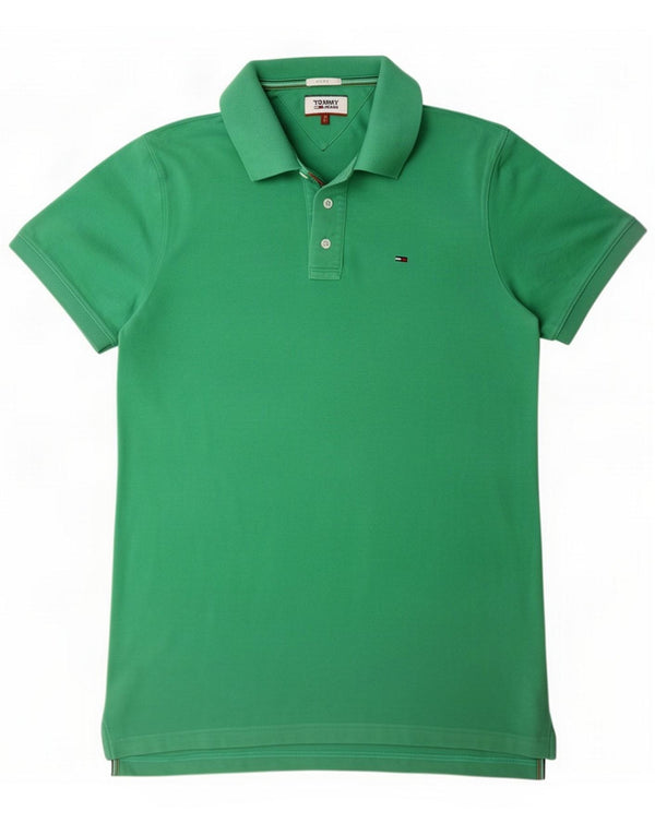 Tommy Hilfiger Polo slim fit da uomo grande in cotone verde
