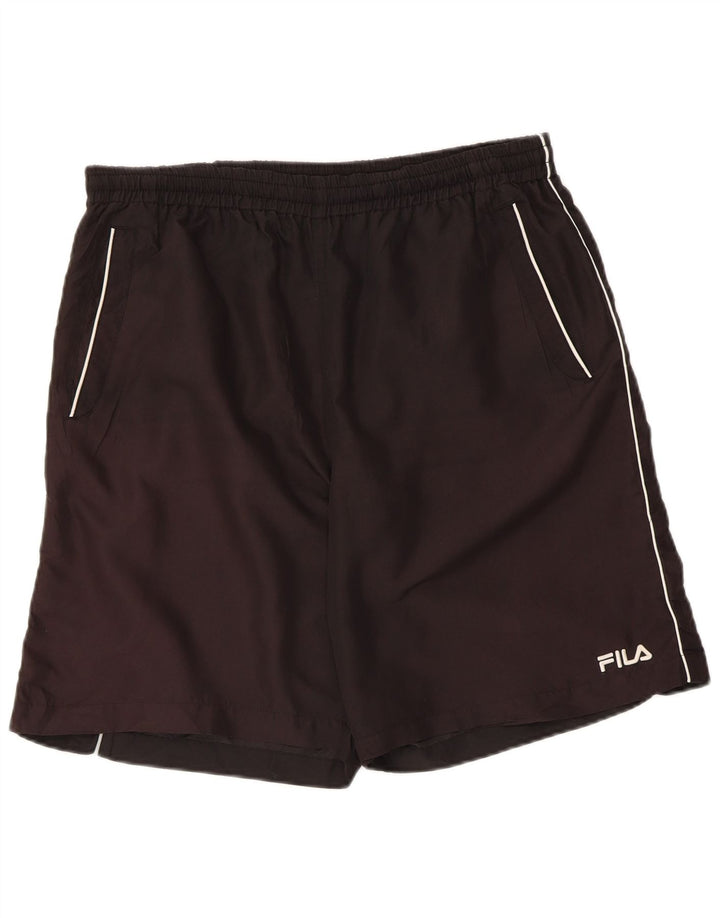 Pantaloncini sportivi da uomo Fila XL poliestere nero