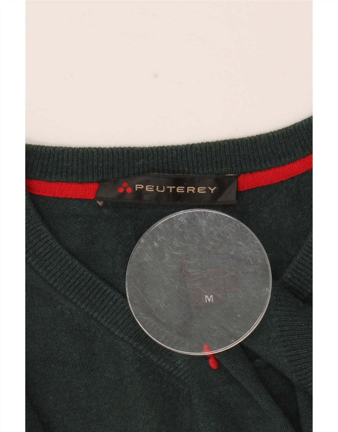 PEUTEREY Maglione da uomo con scollo a V verde medio