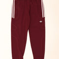 Pantaloni da tuta da uomo Adidas Joggers medio bordeaux poliestere