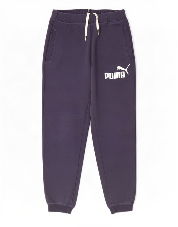Pantaloni da tuta grafica da ragazzo Puma Joggers 11-12 anni in cotone blu navy