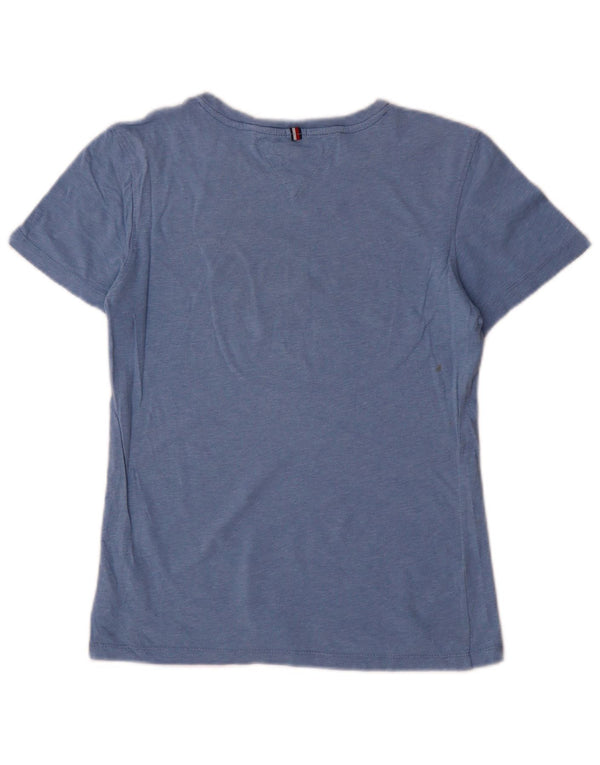 T-shirt da ragazzo Tommy Hilfiger Top 11-12 anni in cotone blu