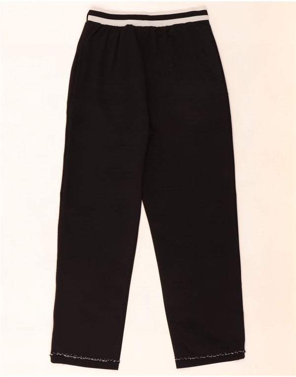 Pantaloni da tuta da uomo Fila Large in poliestere color block nero