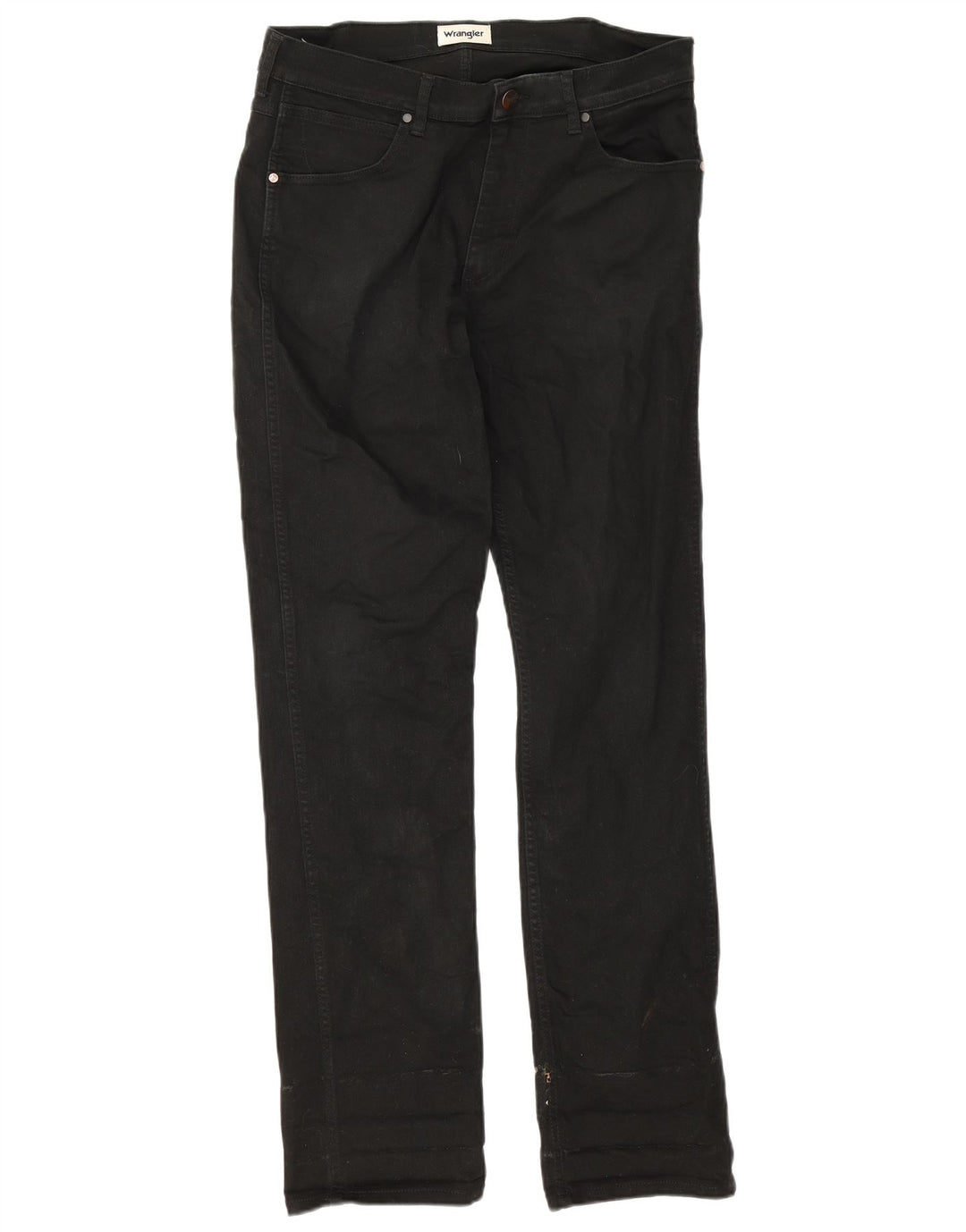Jeans slim da uomo Wrangler W32 L34 cotone nero
