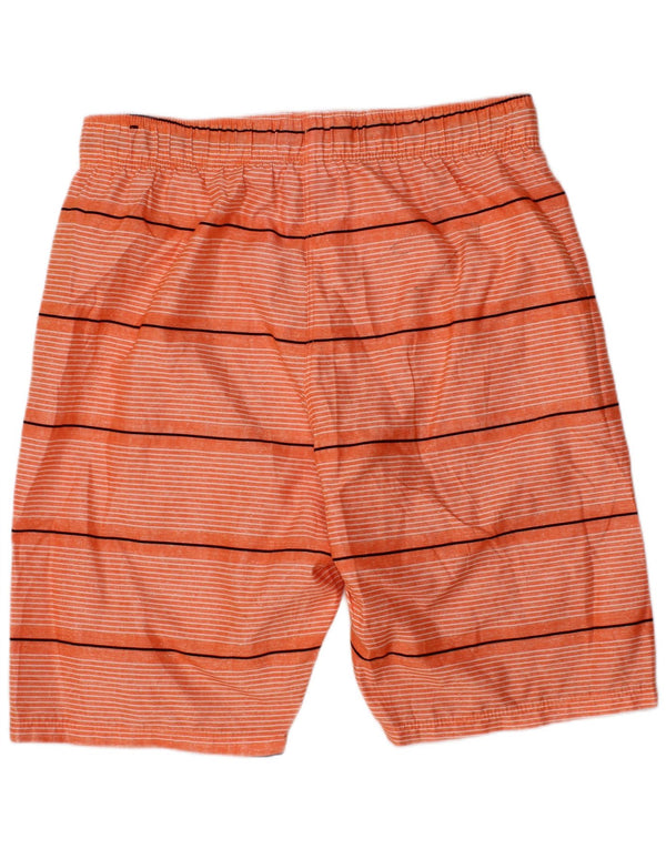 Pantaloncini da bagno per bambino HURLEY 10-11 anni in poliestere a righe arancioni
