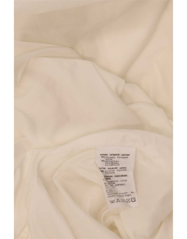 Giacca anorak da donna con cappuccio Ice UK 16 Large bianca in poliammide