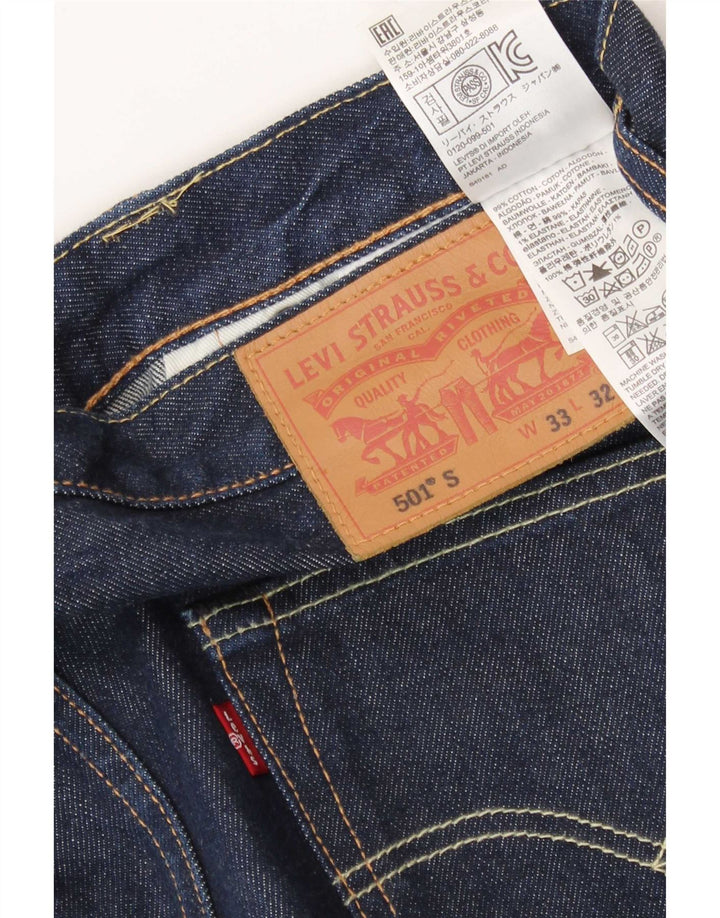 Levi's Uomo 501 Jeans dritti W33 L27 Cotone Blu