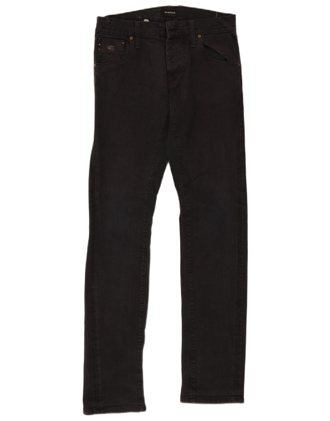 Jeans slim da donna Energie W32 L36 cotone nero