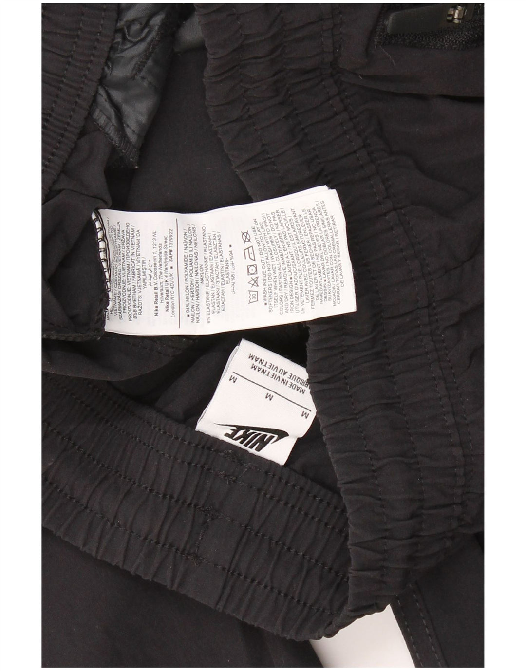 NIKE Pantaloni da tuta cargo da uomo Joggers nylon nero medio