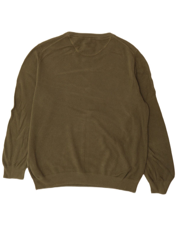 Maglione maglione girocollo da uomo Gant 2XL cotone kaki