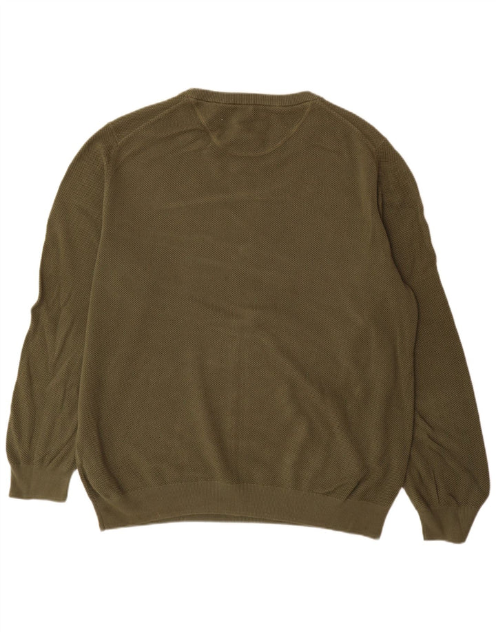 Maglione maglione girocollo da uomo Gant 2XL cotone kaki