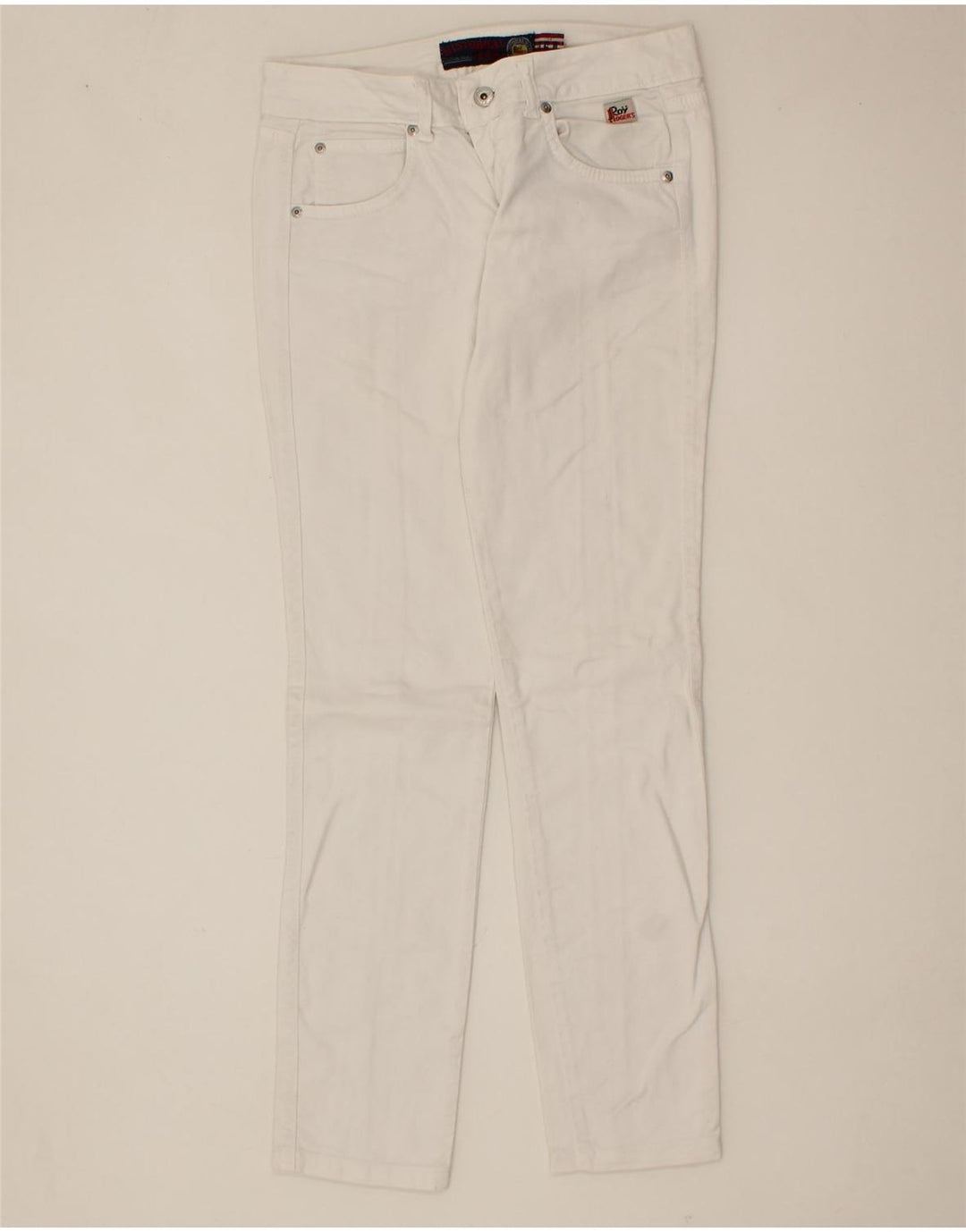 ROY ROGERS Womens Slim Jeans W26 L30 White Vintage Roy Rogers and Second-Hand Roy Rogers from Messina Hembry 