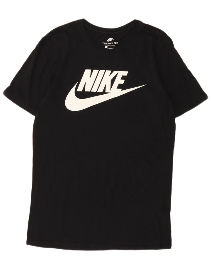 T-shirt grafica da uomo Nike Top Small in cotone nero